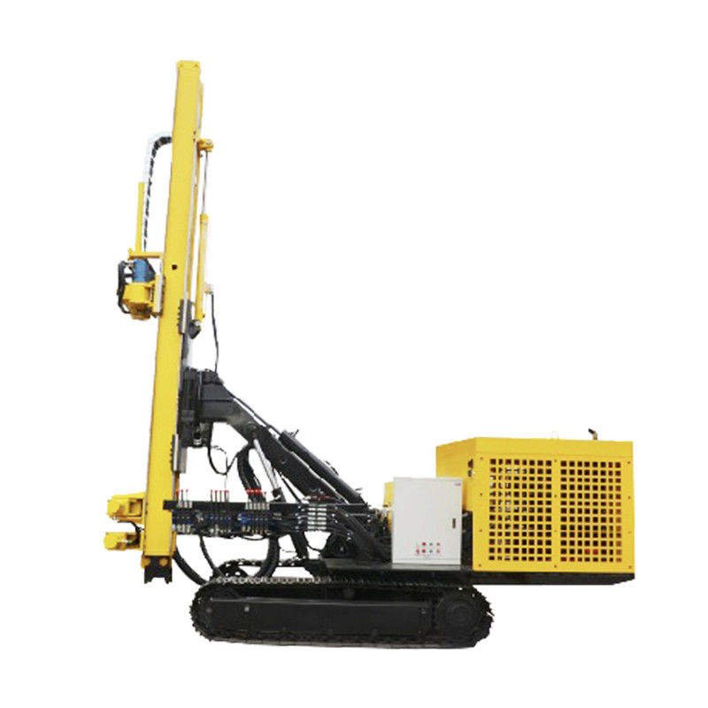 Máquina de perfuração de rocha de ancoragem de tipo Crawler Utilizada para o poço de fundação