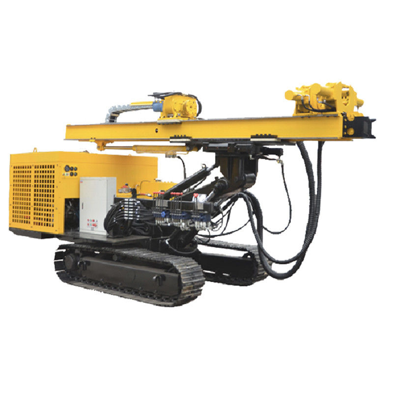 Máquina de perfuração de rocha de ancoragem de tipo Crawler Utilizada para o poço de fundação