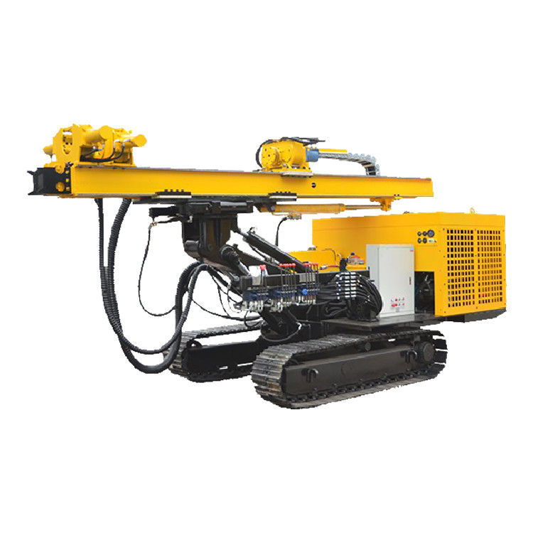 Máquina de perfuração de rocha de ancoragem de tipo Crawler Utilizada para o poço de fundação