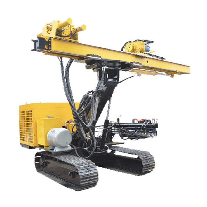 Máquina de perfuração de rocha de ancoragem de tipo Crawler Utilizada para o poço de fundação