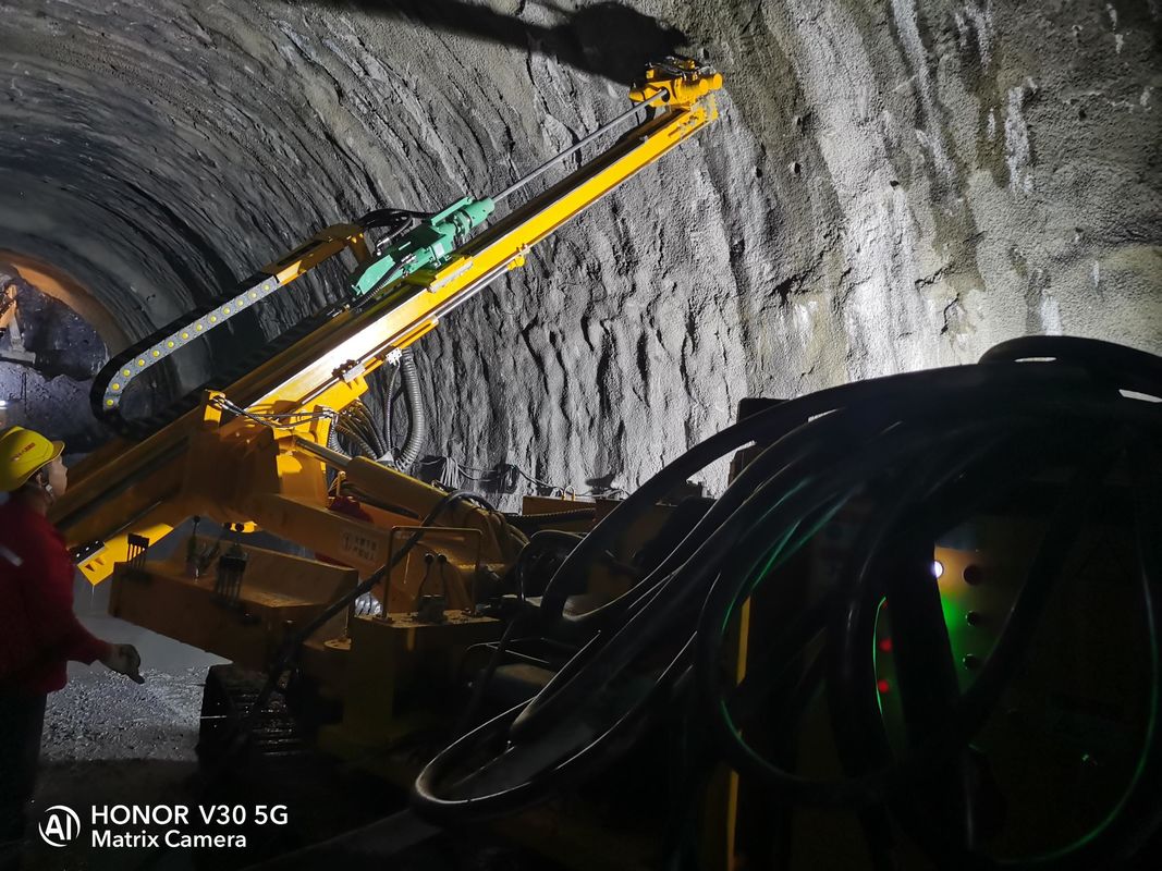 Conservancia de água Túnel de energia elétrica Anchor Rig de perfuração com diâmetro de buraco 90 ̊250 mm