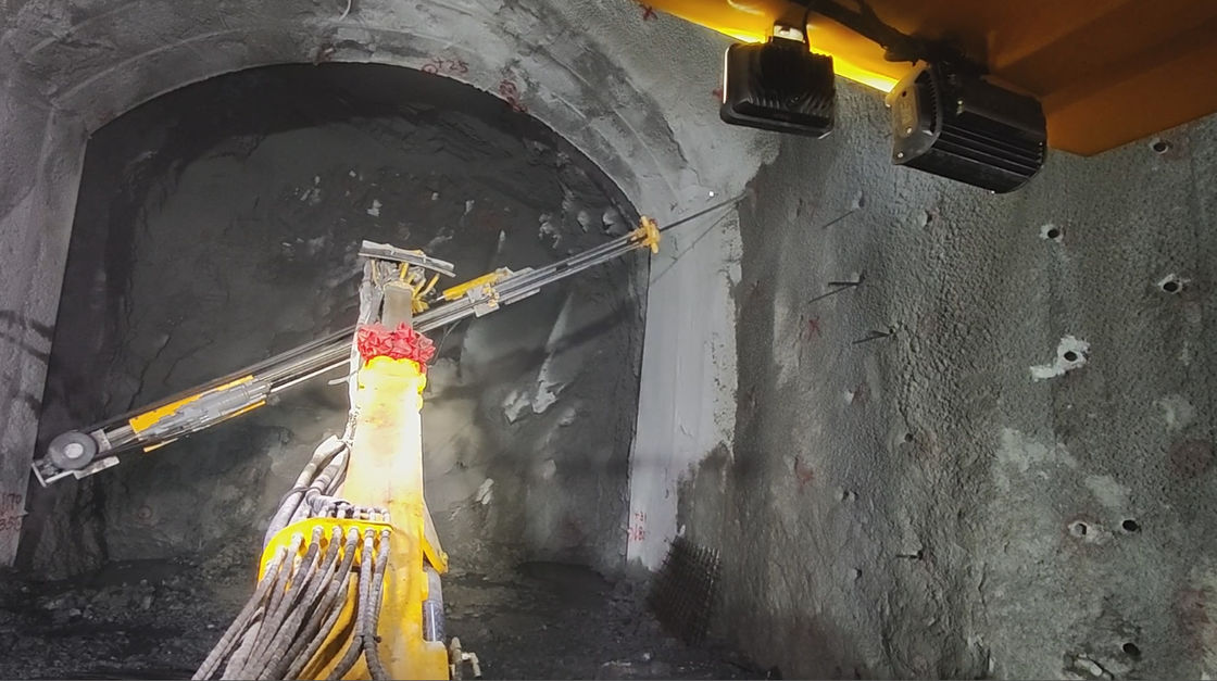 10 * 7,5m Máquina de perfuração Jumbo de secção aplicável para desenvolvimento de minas subterrâneas em pequena escala