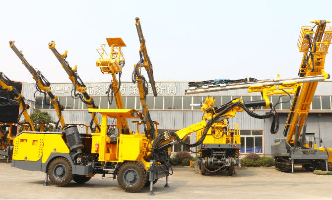Tecnologia de mineração Subterrânea Equipamento de mineração Túnel parafusos de rocha de frente de perfuração Rig subterrâneo hidráulico ISO9001